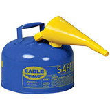 Chicken Pieces Eagle Manufacturing 2.5 Gallon Type I Blue Steel Kerosene Safety Can with Flame Arrester and Funnel 