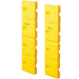 Chicken Pieces Eagle Manufacturing 10" x 42" Yellow Wall Protector - 2/Set - Heavy-Duty 