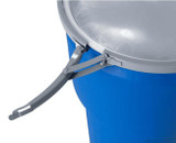 Chicken Pieces Eagle Manufacturing 14 Gallon Blue Open Head Plastic Barrel Drum 