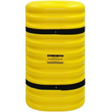 Chicken Pieces Eagle Manufacturing 10" Yellow Column Protector - Durable HDPE with Tool-Free Installation 