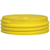 Chicken Pieces Eagle Manufacturing 55 Gallon Yellow Lab Pack Plastic Barrel Drum with Screw-On Lid 