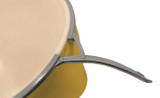 Chicken Pieces Eagle Manufacturing 55 Gallon Yellow Plastic Barrel Drum with Metal Lever-Lock 