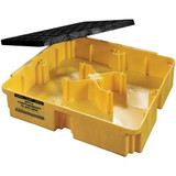 Chicken Pieces Eagle Manufacturing 15 Gallon Yellow 1 Drum Modular Spill Containment Platform 