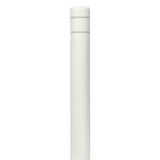 Chicken Pieces Innoplast BollardGard 9 1/8" x 72" White Bollard Cover with Reflective Stripes 