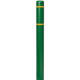 Chicken Pieces Innoplast BollardGard 4 11/16" x 64" Green Bollard Cover with Green Reflective Stripes, High-Density Polyethylene 