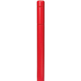 Chicken Pieces Innoplast BollardGard 4 11/16" x 64" Red Bollard Cover, HDPE, Fits 4 1/2" Posts, GripperTabs Included 
