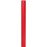 Chicken Pieces Innoplast BollardGard 4 11/16" x 64" Red Bollard Cover, HDPE, Fits 4 1/2" Posts, GripperTabs Included 
