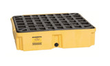 Chicken Pieces Eagle Manufacturing 15 Gallon Yellow Modular Spill Containment Platform with Drain 