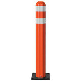 Chicken Pieces Eagle Manufacturing 5 3/4" x 42" Orange Guide Post Delineator - High-Density Polyethylene 