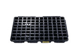 Chicken Pieces Eagle Manufacturing 30 Gallon Black 2-Drum Modular Spill Containment Platform - High-Density Polyethylene 