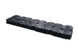 Chicken Pieces Eagle Manufacturing 60.5 Gallon Black 4-Drum Modular Spill Containment Platform with In-Line Platform 