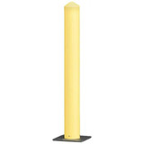 Chicken Pieces Eagle Manufacturing 5" x 42" Safety Yellow Plastic Bollard Post - High-Density Polyethylene 