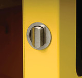  Eagle Manufacturing 16 Gallon Yellow Flammable Liquid Safety Cabinet with Manual-Closing Door and Legs 