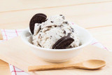  Dutch Treat Whole and Broken Cookies Ice Cream Topping, 9KG/20 lbs. - Chocolate Cookies 