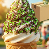 Dutch Treat Chocolate Mint Sprinkles Candy Ice Cream Topping - 4.5KG/10 lbs
