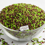 Dutch Treat Chocolate Mint Sprinkles Candy Ice Cream Topping - 4.5KG/10 lbs