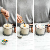 Chicken Pieces Ninja CREAMi Ice Cream Maker - Customizable Frozen Treats, Sorbet, Gelato, Milkshakes, and Smoothie Bowls 