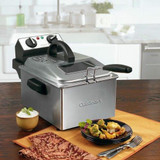 Chicken Pieces Cuisinart Professional Deep Fryer - 1800-Watt Heating Element, 3.8L Oil Capacity 