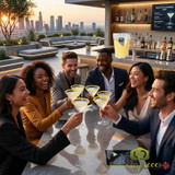 Chicken Pieces Rokz Lemon Cocktail Rimming Sugar - 1 lb. Resealable Bag, Enhances Lemon Drops & Cocktails