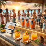 Chicken Pieces Rokz Mango Cocktail Rimming Sugar - 1 lb. Bag, Gourmet Sugars with Citrusy Mango Flavor