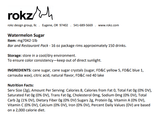 Chicken Pieces Rokz Watermelon Cocktail Rimming Sugar - 1 lb. Bag, Gourmet Sugars with Juicy Watermelon Flavor