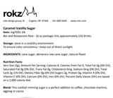 Chicken Pieces Rokz Caramel Vanilla Cocktail Rimming Sugar - 1 lb. Bag, Gourmet Sugars with Smooth Caramel Flavor