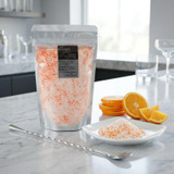 Chicken Pieces Rokz Orange Cocktail Rimming Sugar - 1 lb. Bag, Gourmet Sugars with Citrus Mandarin Orange Flavor