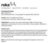 Chicken Pieces Rokz Pomegranate Cocktail Rimming Sugar - 1 lb. Bag, Gourmet Sugars with Fruity Pomegranate Flavor