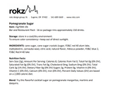 Chicken Pieces Rokz Pomegranate Cocktail Rimming Sugar - 1 lb. Bag, Gourmet Sugars with Fruity Pomegranate Flavor