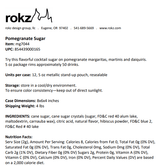 Chicken Pieces Rokz Pomegranate Cocktail Rimming Sugar - 5 oz. Bag, Gourmet Sugars with Fruity Pomegranate Flavor