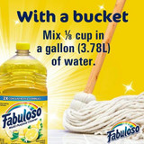 Chicken Pieces Fabuloso 169 oz./5L Concentrated Formula Lemon Scent Multi-Purpose Cleaner - 3/Case 