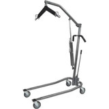 Chicken Pieces Deluxe Hydraulic patient Lift - 450 lbs Capacity, FREE Sling Included, 6-Point Swivel Bar, Adjustable Steel Base 