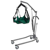 Chicken Pieces Deluxe Hydraulic patient Lift - 450 lbs Capacity, FREE Sling Included, 6-Point Swivel Bar, Adjustable Steel Base 