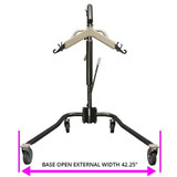 Chicken Pieces Protekt® Onyx Hydraulic patient Lift - 450 lbs Capacity, FREE Sling Included, Height Range 17”–61” 