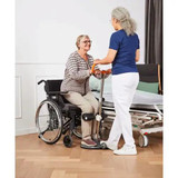 Chicken Pieces Etac Turner Pro Patient Lift - Manual Sit-to-Stand Lift, 440 lbs Capacity, Lightweight 16.5 lbs with Wheels 