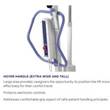  Hoyer Advance-E Professional Patient Lift - 341 lbs Capacity, FREE Sling, Lifting Range 15.3" to 66.5" 