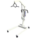  Bariatric Power Patient Lift - 600 lbs Capacity, 32" to 75.5" Lifting Range, 360° Rotating Cradle 