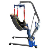 Med-Mizer MedRiser Patient Lift - Fully Powered, 6-Point Spreader Bar, Height & Base Adjustability 