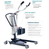  ISA Stand Assist Premier Series Patient Lift, Tool-Free Assembly, Compact & XPLUS Models 