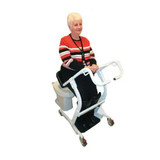  Spryte Manual Patient Lift Stand Aid, 400 lbs Capacity, Fits Narrow Doorways for Side Support Straps 