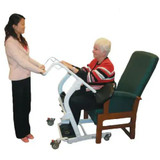  Spryte Manual Patient Lift Stand Aid, 400 lbs Capacity, Fits Narrow Doorways for Side Support Straps 