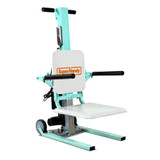  330 lbs Floor Patient Lift, Adjustable Lift Range 1.2"-20.8", Foldable Armrests with Seatbelt 