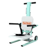  330 lbs Floor Patient Lift, Adjustable Lift Range 1.2"-20.8", Foldable Armrests with Seatbelt 
