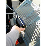 Chicken Pieces WheelChair Carrier SL Patriotic Flag Power Vehicle Lift, 350 lbs Capacity, Laser Cut Flag Design 