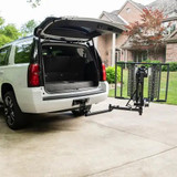Chicken Pieces Bruno Out-Sider Vehicle Lift, Versatile Hitch-Mounted Lift, 350 lbs Capacity 