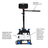 Chicken Pieces Harmar AL580-HDX Power Wheelchair Vehicle Lift with 450 lbs Capacity, Adjustable Hold-Down Arm 