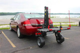 Chicken Pieces Bruno Chariot Vehicle Lift - 360-Degree Swivel Wheels, One-Button Operation 