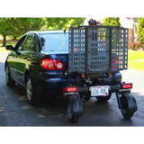 Chicken Pieces Bruno Chariot Vehicle Lift - 360-Degree Swivel Wheels, One-Button Operation 