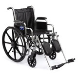Chicken Pieces Medline Excel 2000 Manual Wheelchair, 300 lb. Weight Capacity 