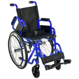 Chicken Pieces Circle Specialty Ziggo Manual Wheelchair - Folding, Color-Coded Frames, Up to 250 lbs Capacity 